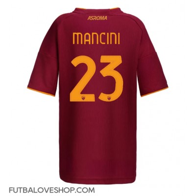 Dres AS Roma Gianluca Mancini #23 Domáci pre Ženy 2025-26 Krátky Rukáv Dres AS Roma Gianluca Mancini #23 Domáci pre Ženy 2025-26 Krátky Rukáv